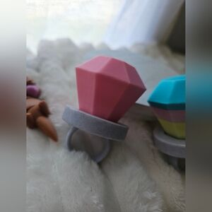 3d Printed Clicker Xl Ring Pop Bling Toy